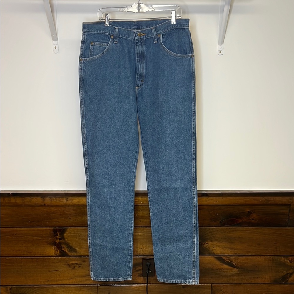 Men's Wrangler Cotton Blue Jeans- 36x36‎
